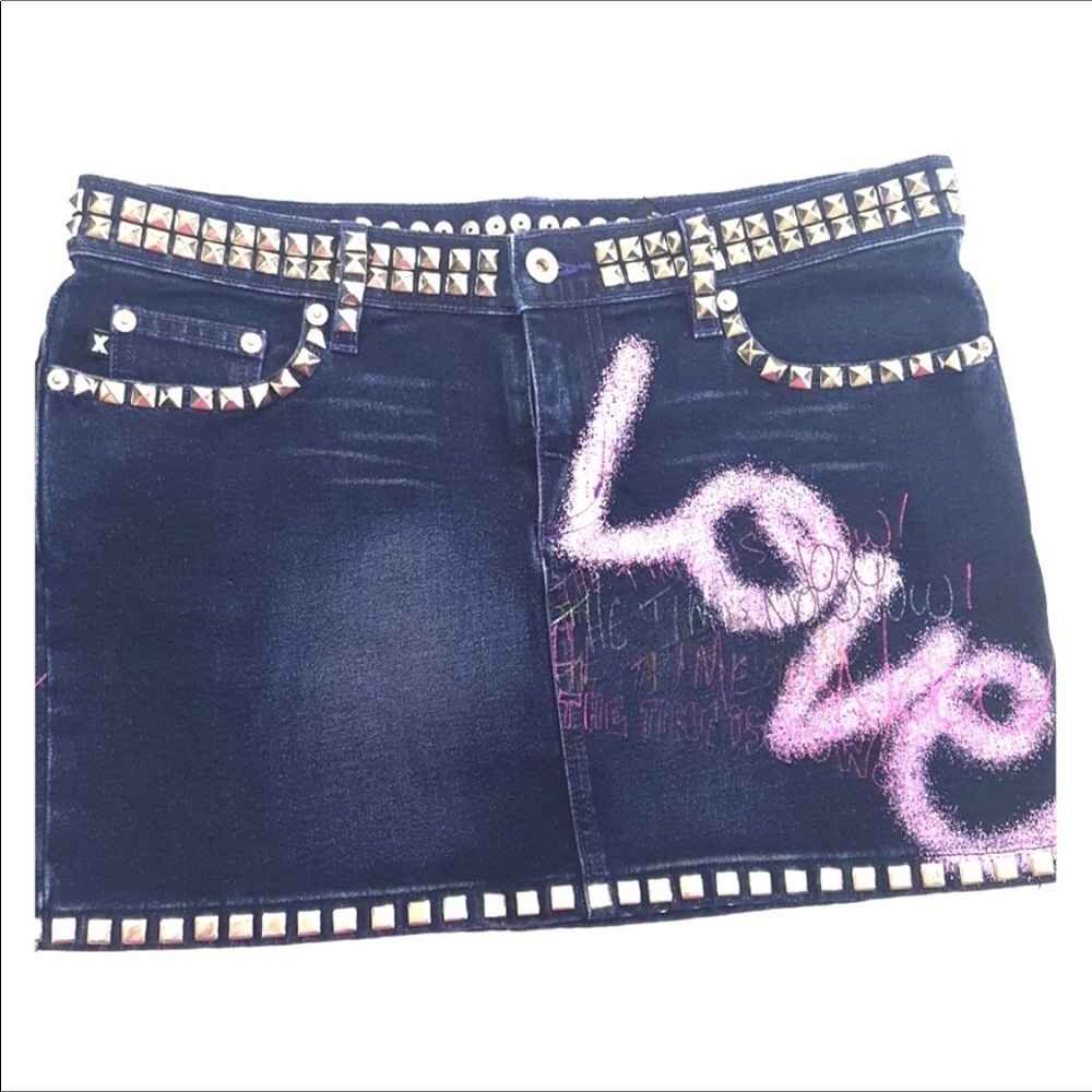 Express Studded Skirt Stretch